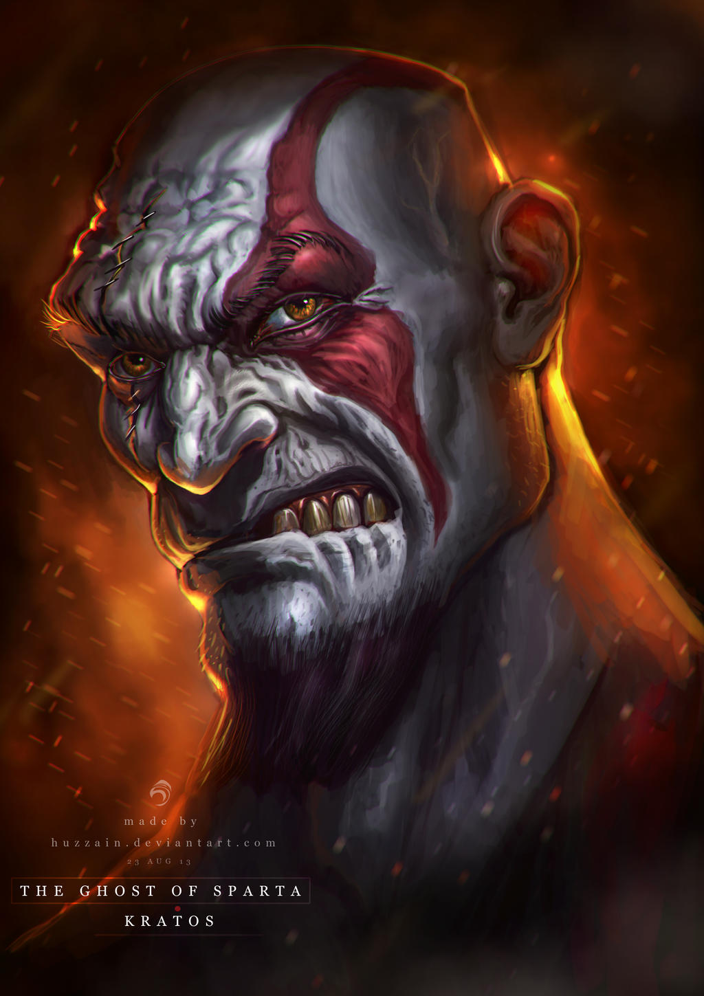 Kratos- Spartan Rage by OogieBoogeh on DeviantArt