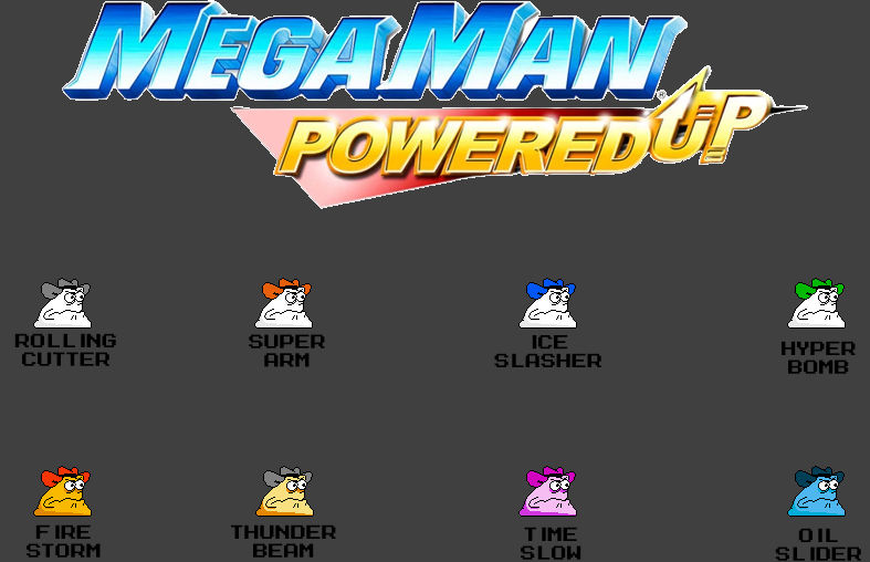 The Vigilante Mega Man Weapon's 1/Powered Up Color by Timhak13x on ...