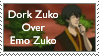 Dork Zuko over Emo Zuko Stamp