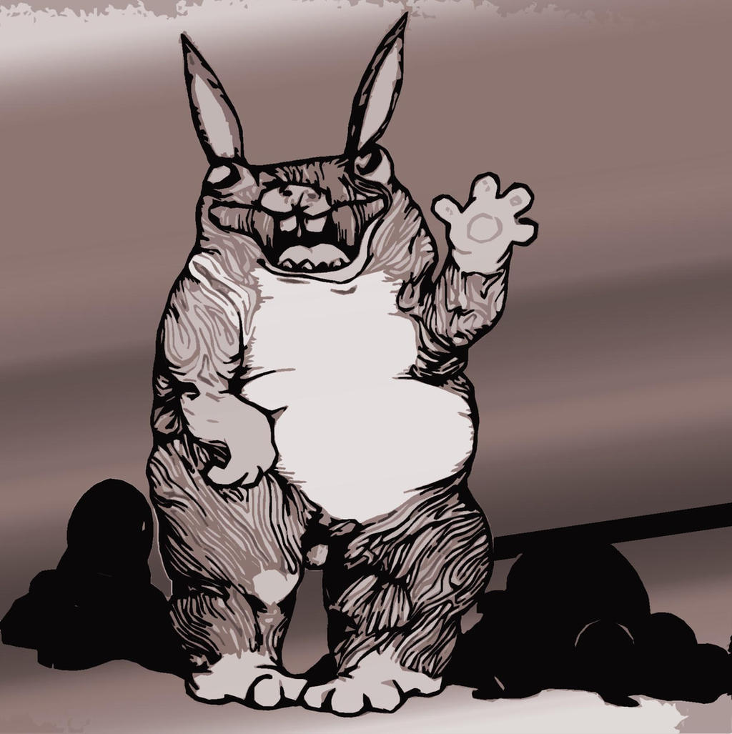 Fat Rabbids Characters FatBunny by MonstroLaBamba on DeviantArt