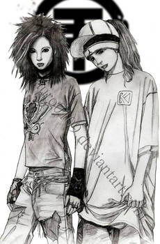 Bill et Tom Kaulitz New York