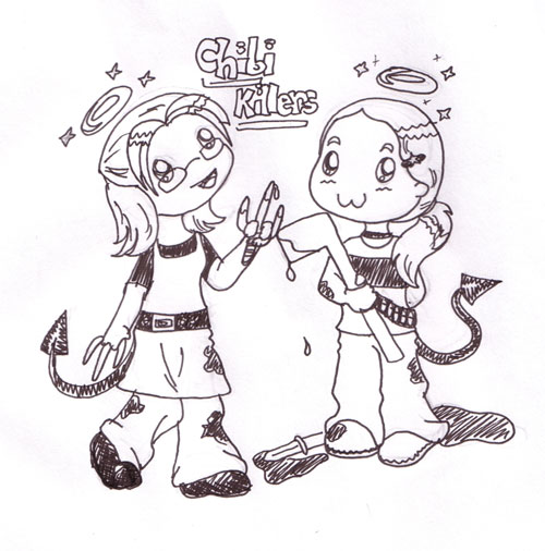 Chibi Killers - Euphie and Sel