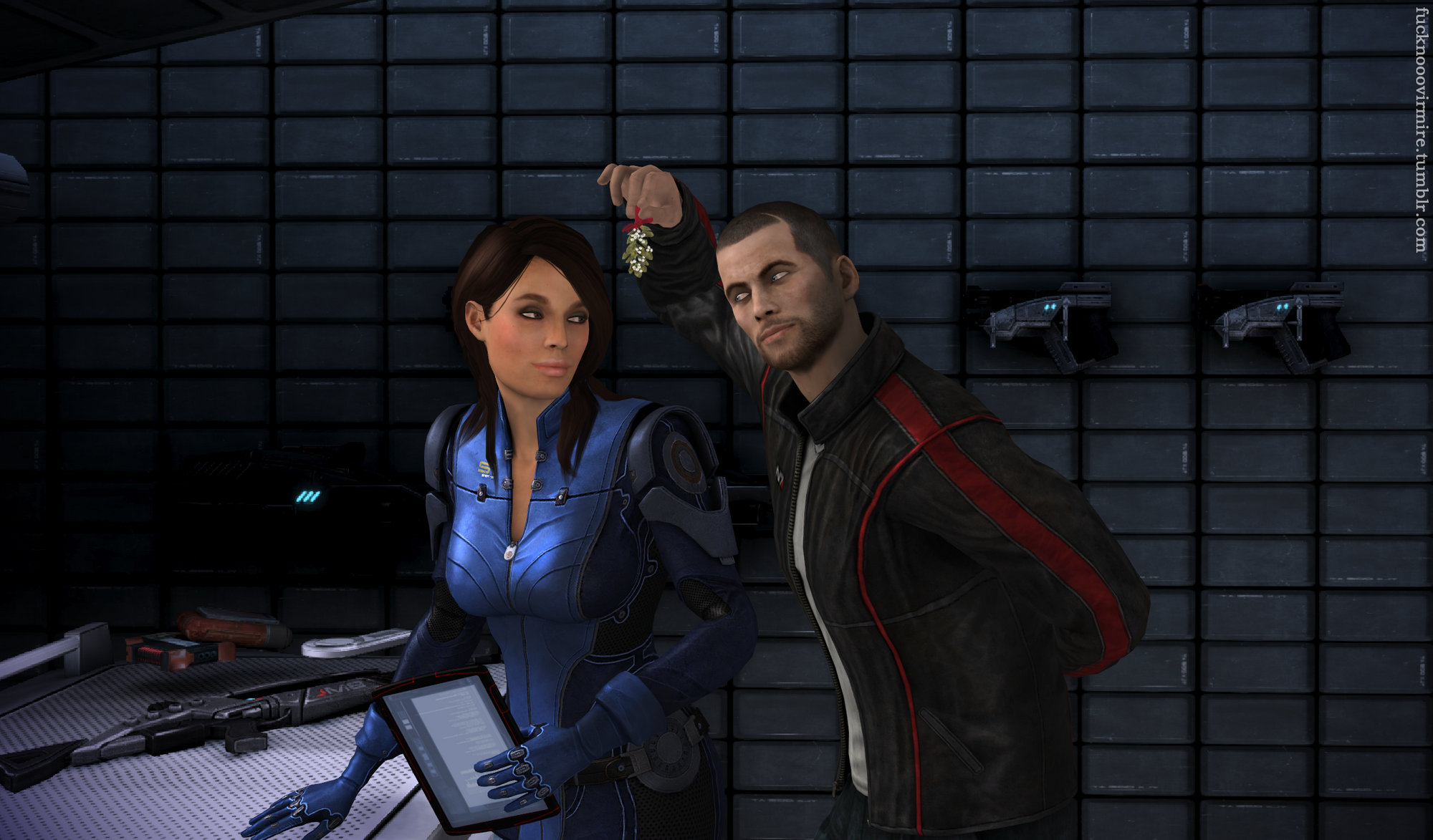 Mistletoe: Shepard and Ashley