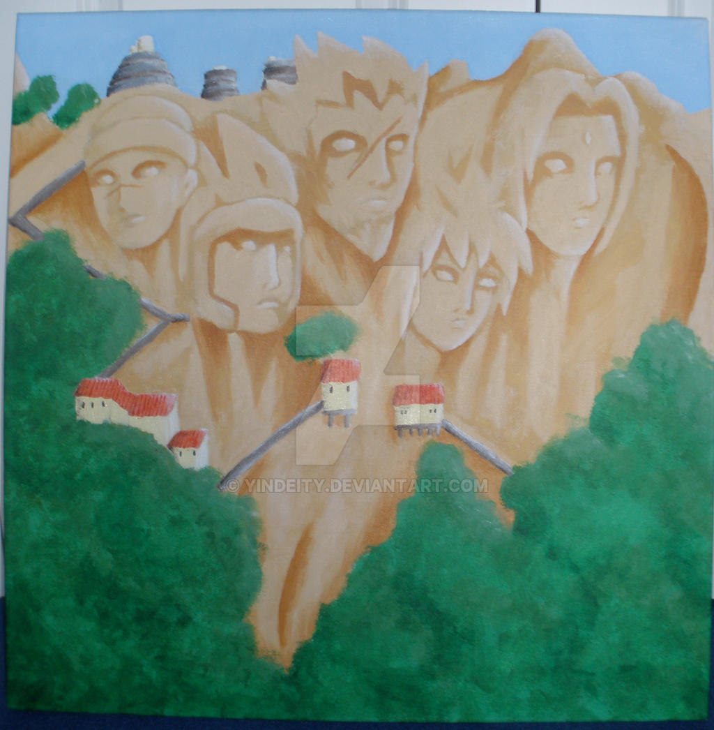 The Hokage Stone Faces by YinDeity on DeviantArt
