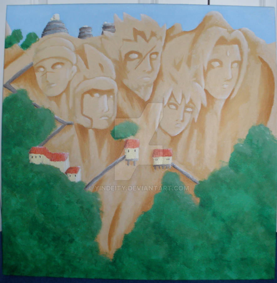 The Hokage Stone Faces by YinDeity on DeviantArt