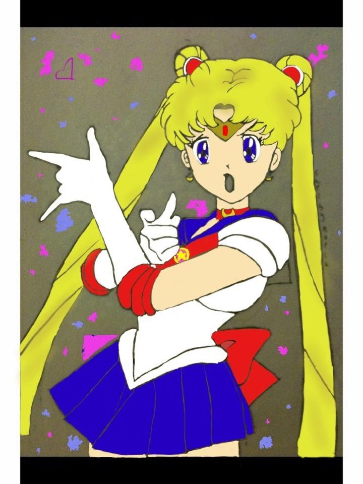 Sailor Moon colored