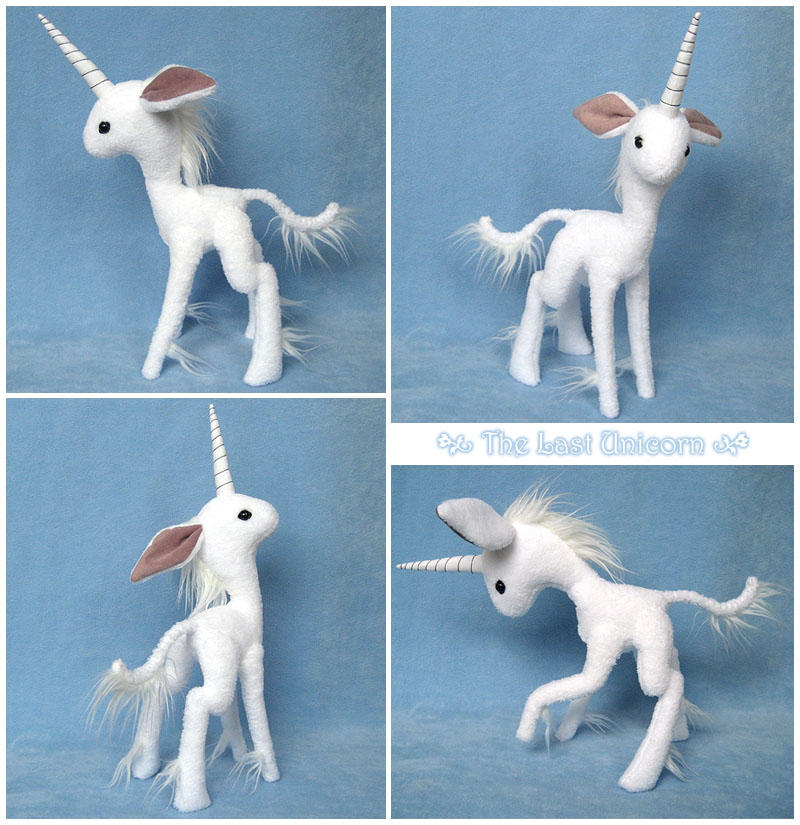 Unicorn Felted Animal, Blue Unicorn, Plush Unicorn Toys, Felt