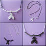 Hanging Bat Necklaces