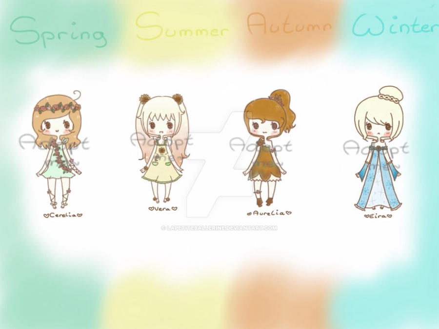 ~ chibi adopts: four seasons (C L O S E D) ~