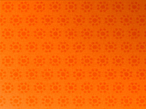 Orange Flower Cloth