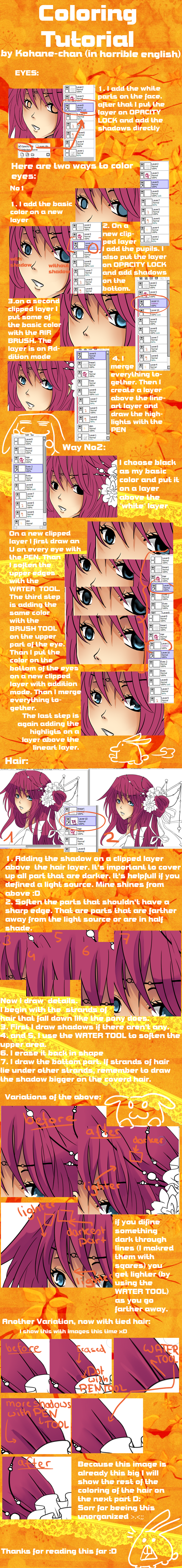 SAI Coloring Tutorial part 2