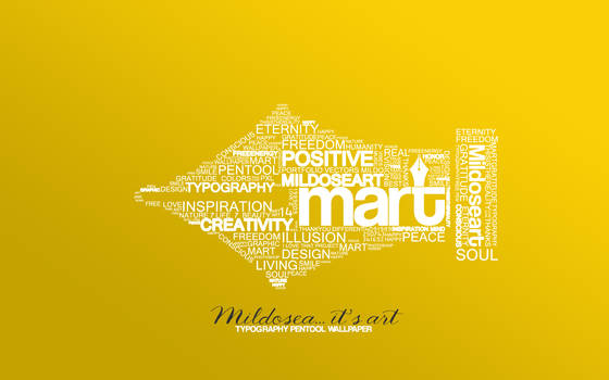 MART typography wallpaper