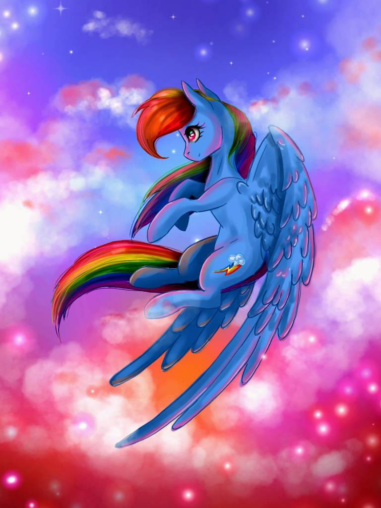 Rainbow dash fan art by 6Delilah6 on DeviantArt