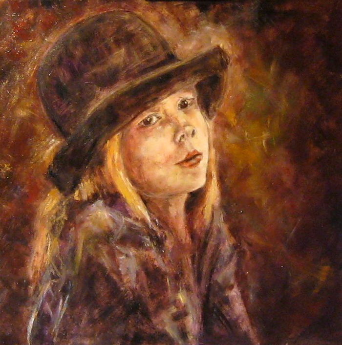 girl in the hat