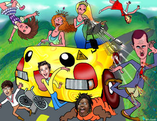 Bashar al-Assad Die!!! with the Cast of Glee by JohnFarallo