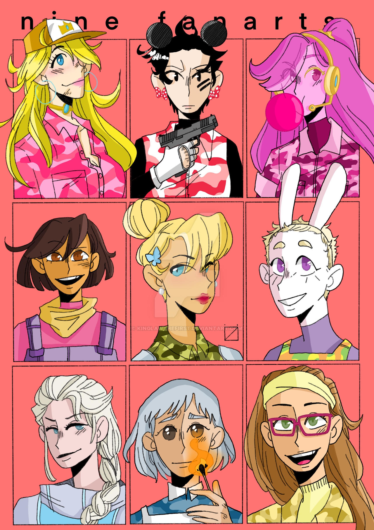 Nine Fanarts by KingLawTheFirst on DeviantArt