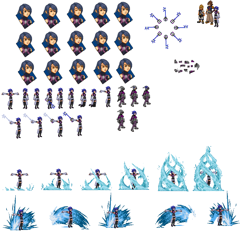 Aqua sprites