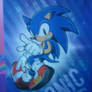 Sonic Wall Scroll