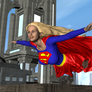 Supergirl in flight 1