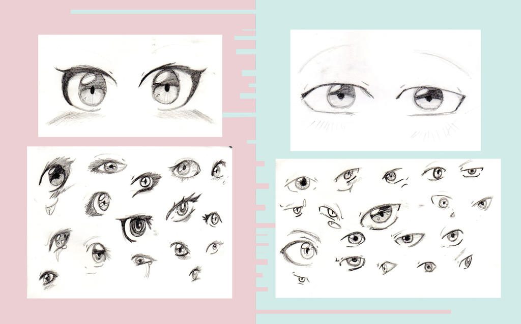 Eye Base Reference Eyes for Reference by MonstarGaby on DeviantArt