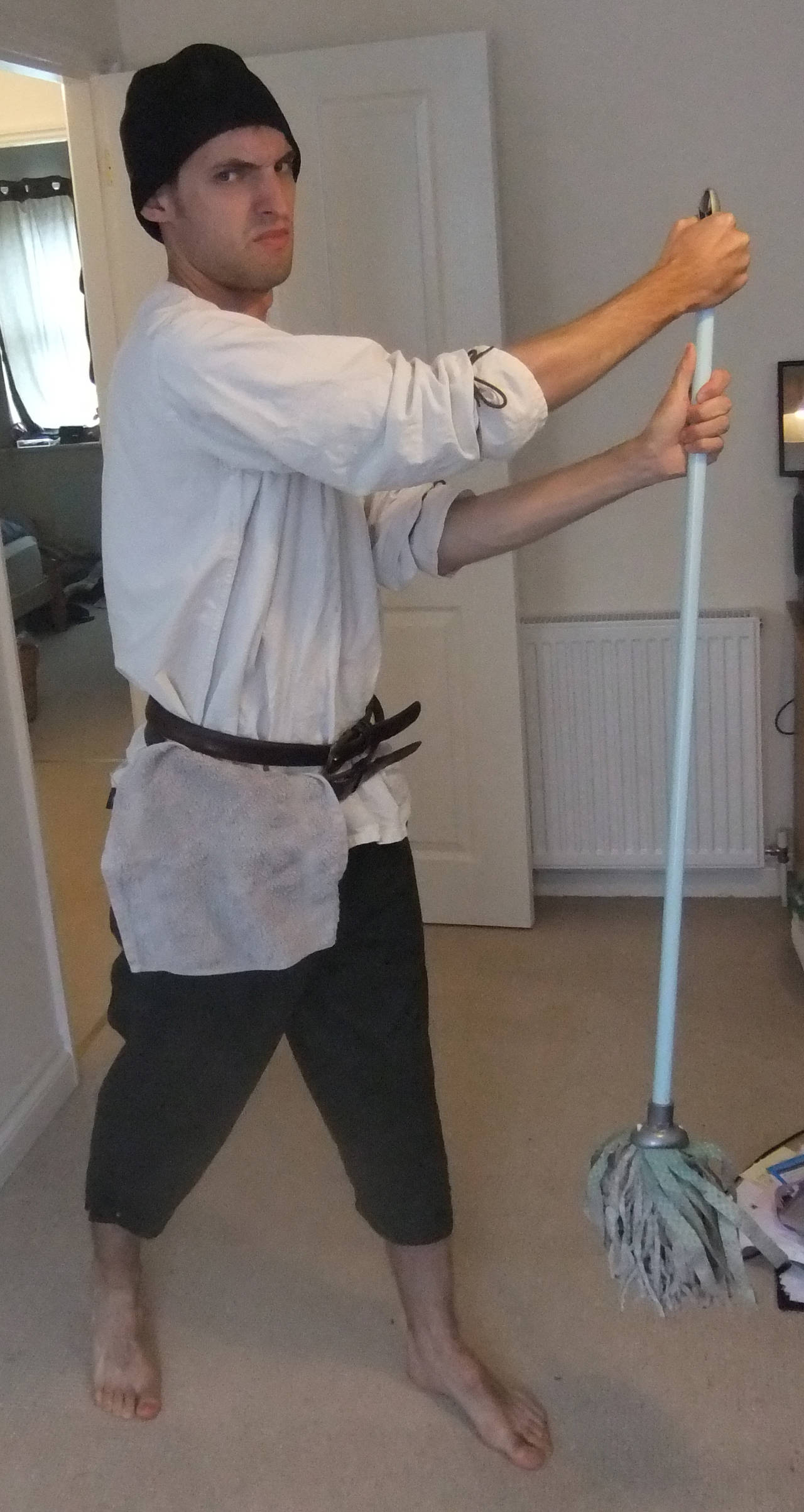 Angry Mop Man 20 by fuguestock