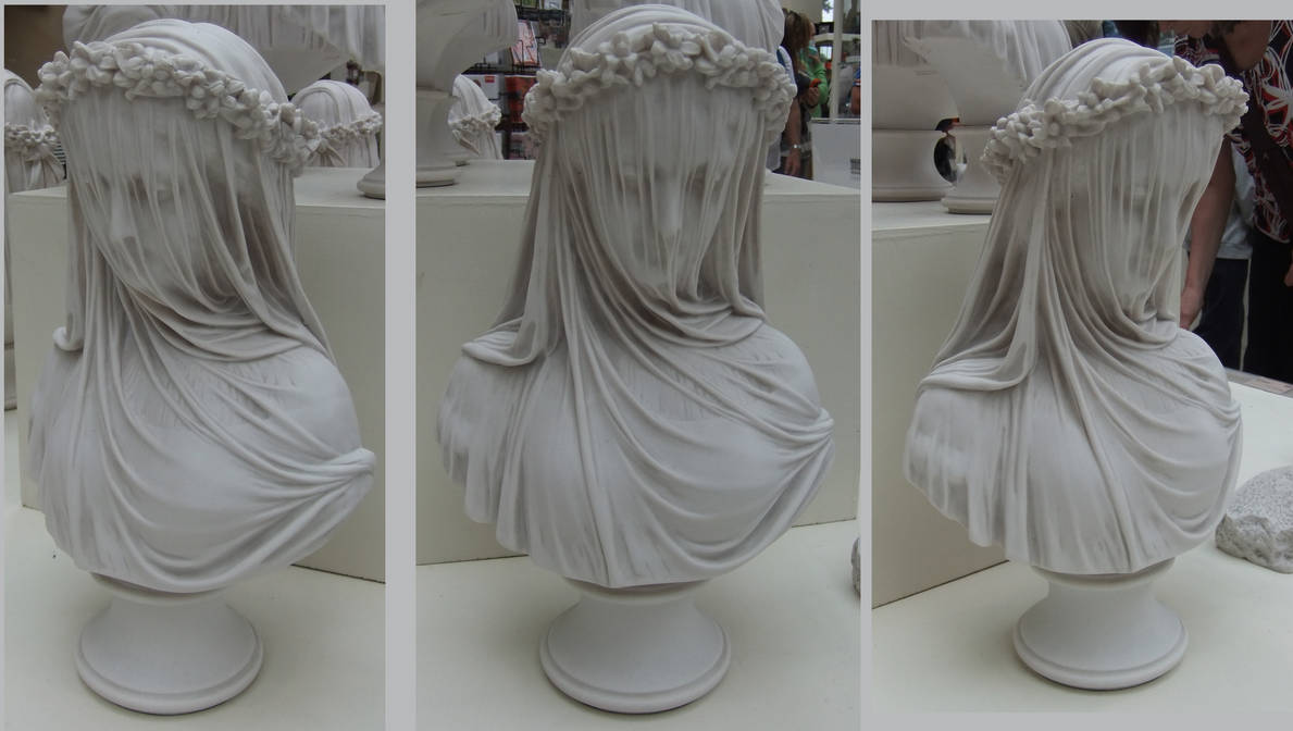 Veiled Bust (3 angles) by fuguestock