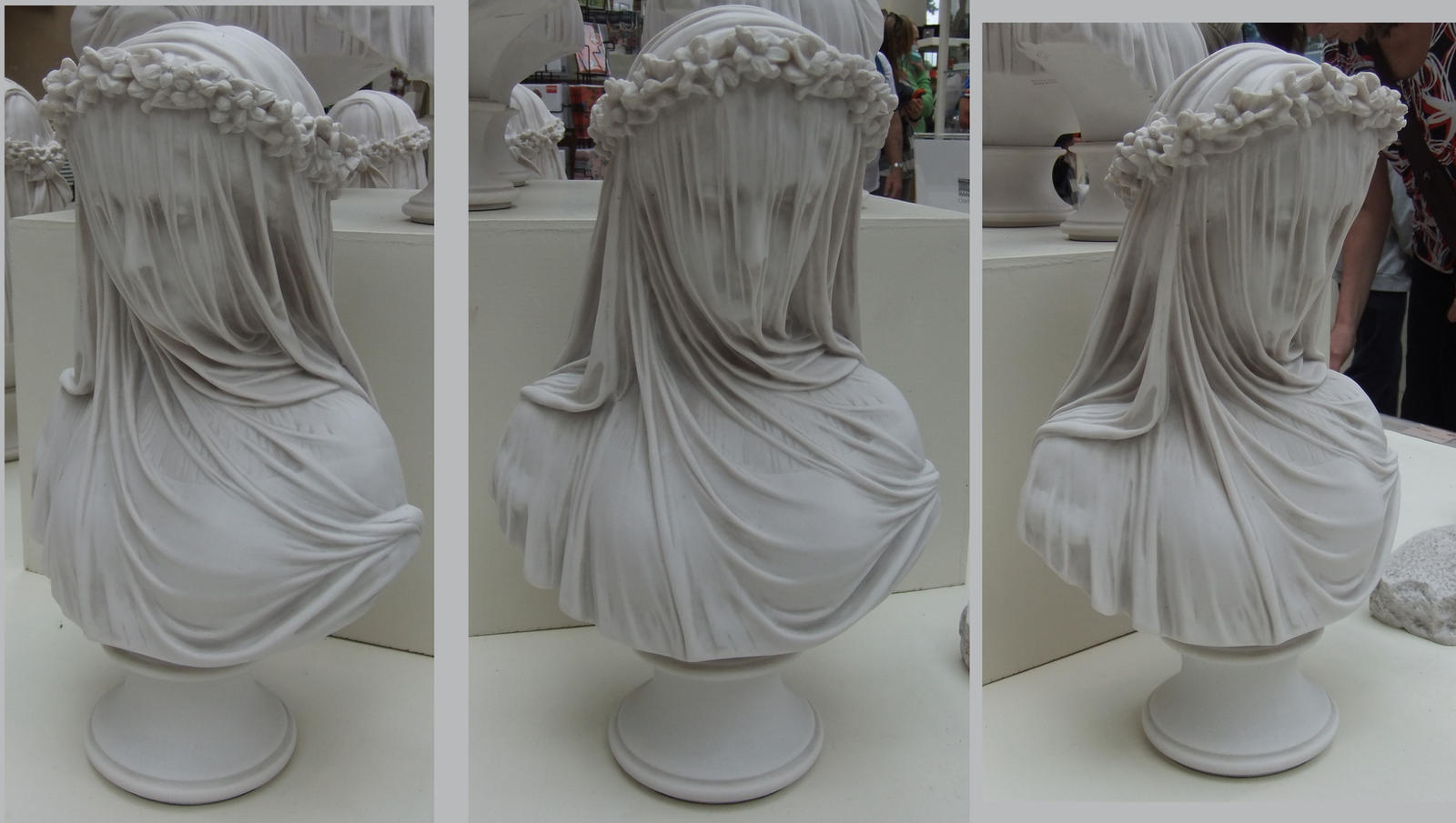 Veiled Bust (3 angles)