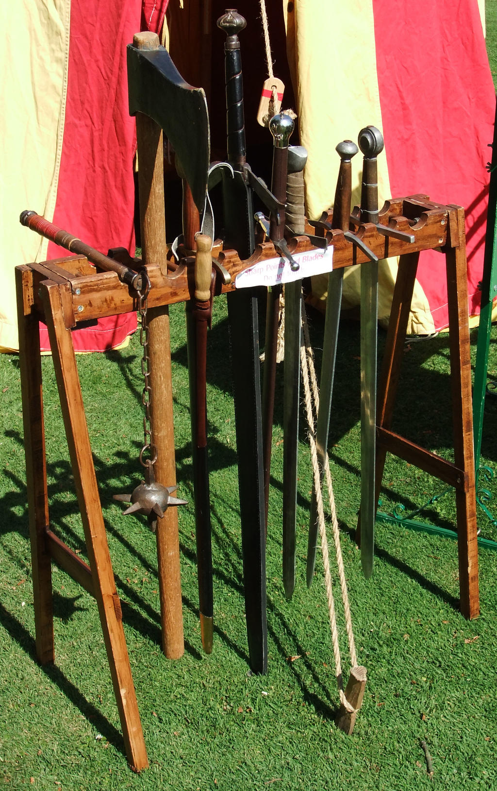 Medieval Weapon Rack 1 by fuguestock on DeviantArt