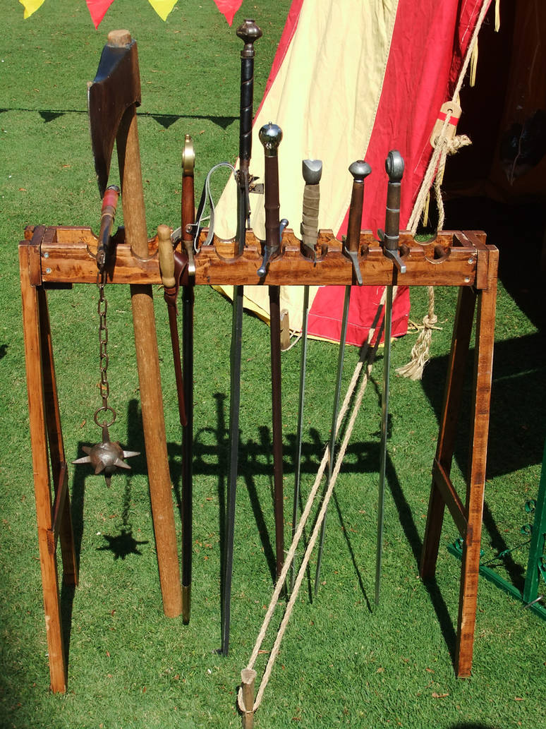 Medieval Weapon Rack 2 by fuguestock on DeviantArt
