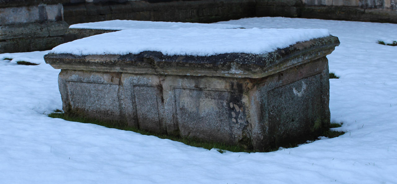 Snow covered Sarcophagus 01