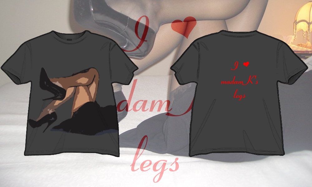 madamK legs tshirt