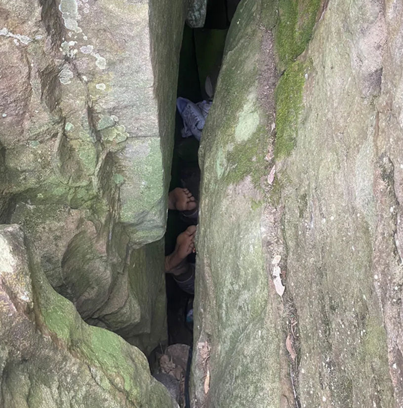Woman wedged upside down between rocks for 7 hours by TOOFARBOUND on ...