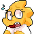 f2u- alphys icon by dustyhyena