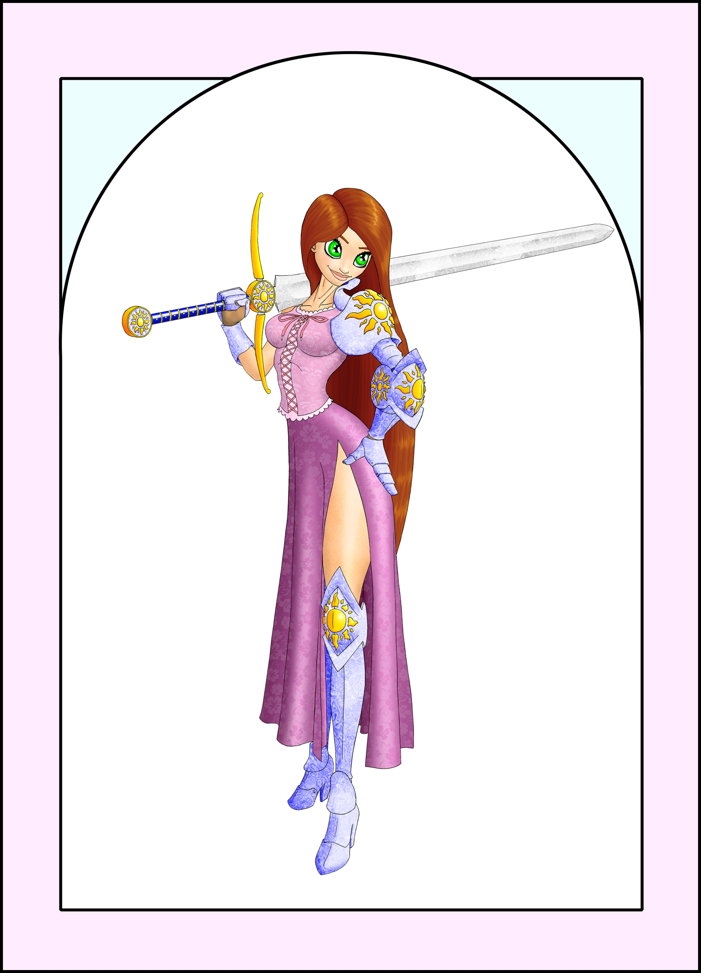 Rapunzel, Warrior Princess