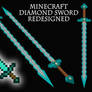 Minecraft Diamond Sword REDESIGNED!