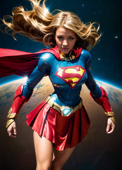 Sci-fi armor SUPERGIRL Stable Diffusion