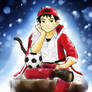 Santa with Soccer
