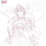 My Valkyrie lineart