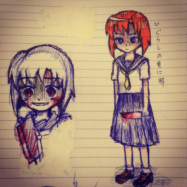 Higurashi Ripped Note Higurashi When They Cry by MItsu522 on DeviantArt