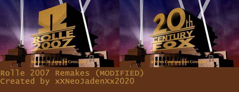20th Century Fox logo by 08Uhr remake by xXNeoJadenXx on DeviantArt