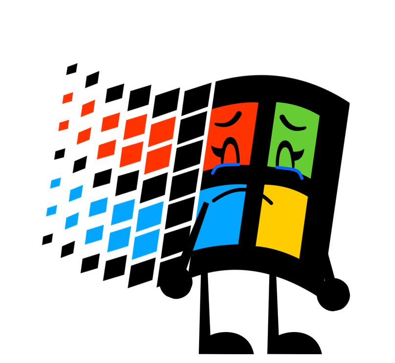 Windows 98 is crying, oh no! by xXNeoJadenXx on DeviantArt
