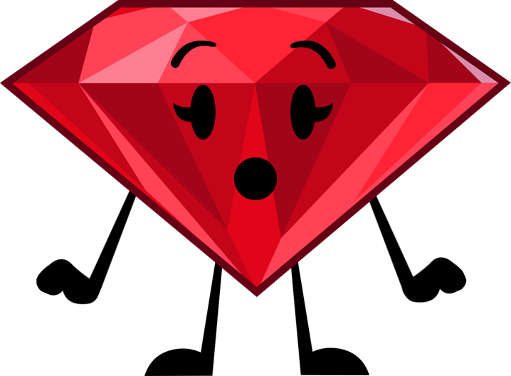 Ruby Ranking Bfdi (BFB) Ruby Pose #1 by xXNeoJadenXx on DeviantArt