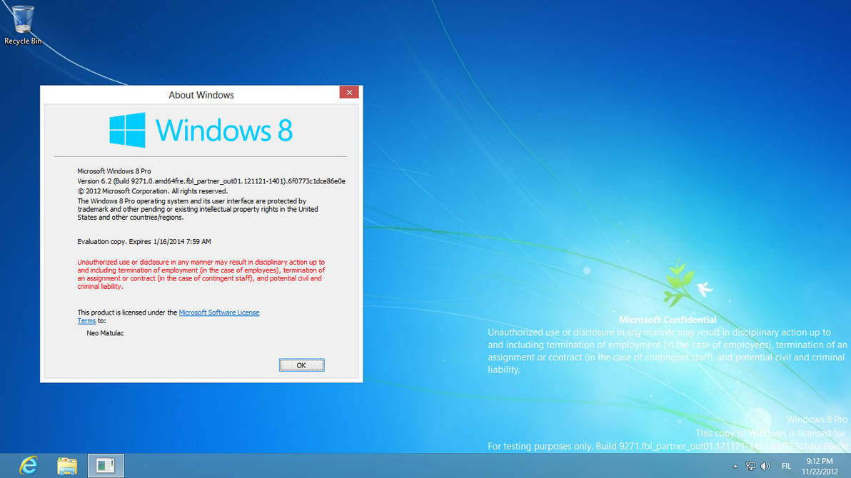 Windows 2781 Windows 8.1 Build 9271 by xXNeoJadenXx on DeviantArt