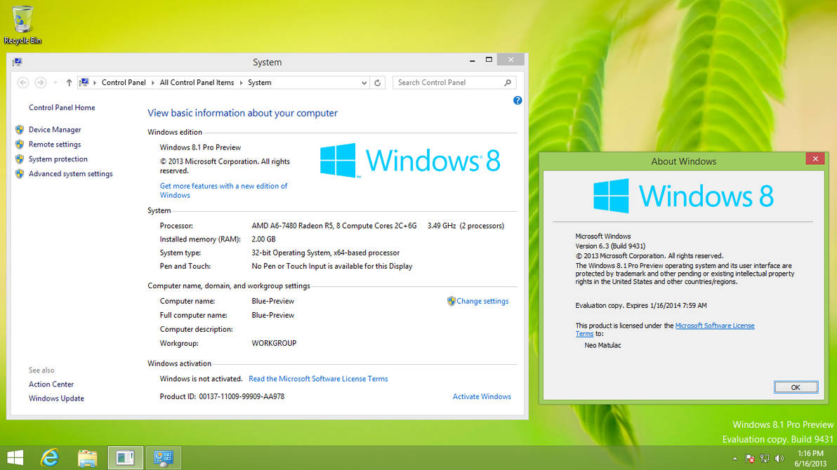 Windows 8.1 Build 9431 (Milestone Preview) by xXNeoJadenXx on DeviantArt