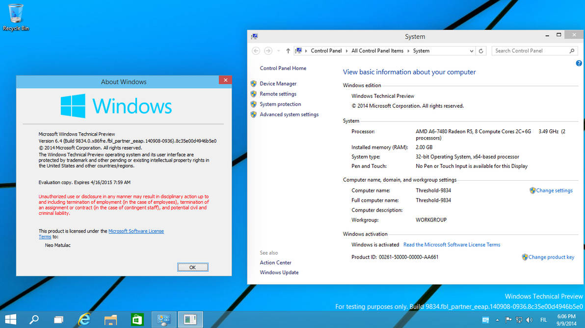 Windows 10 Build 9834 (English) by xXNeoJadenXx on DeviantArt