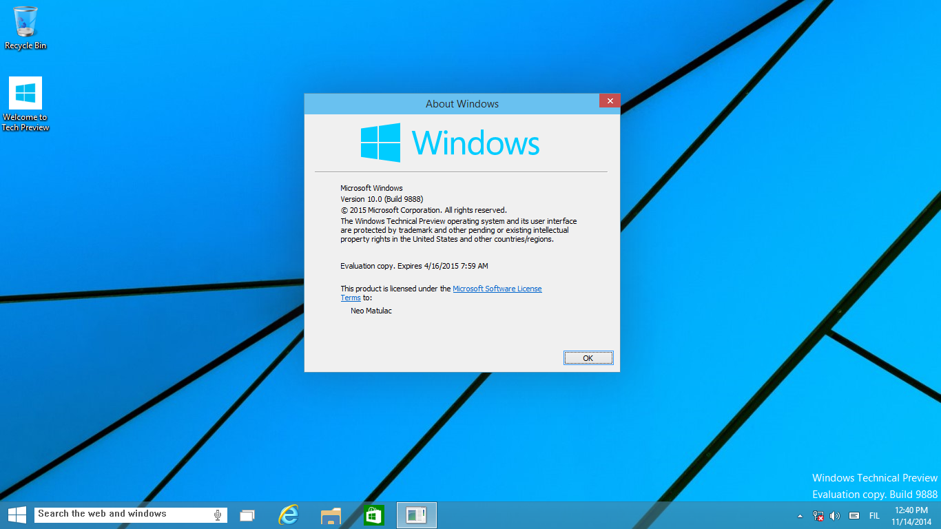 Windows 10 Build 9888 by xXNeoJadenXx on DeviantArt