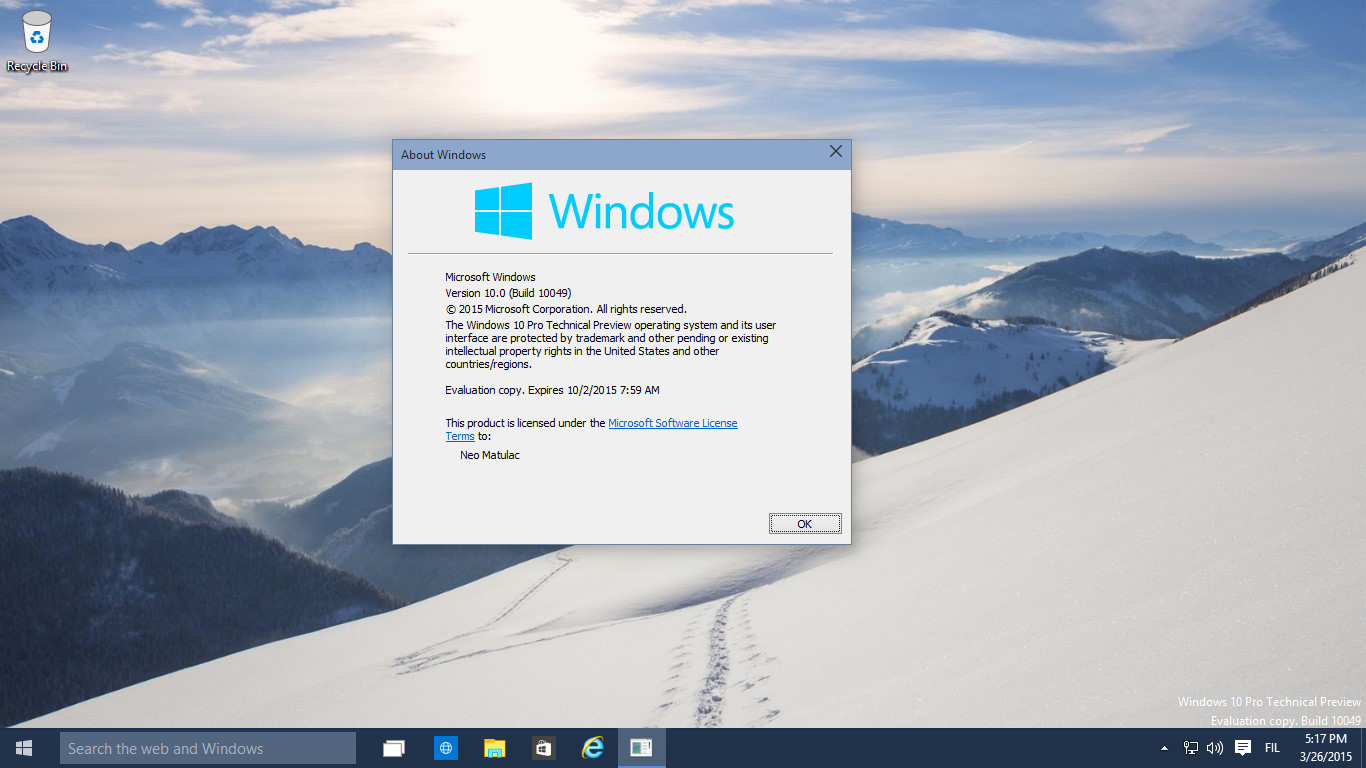 Windows 10 Build 10049 by xXNeoJadenXx on DeviantArt