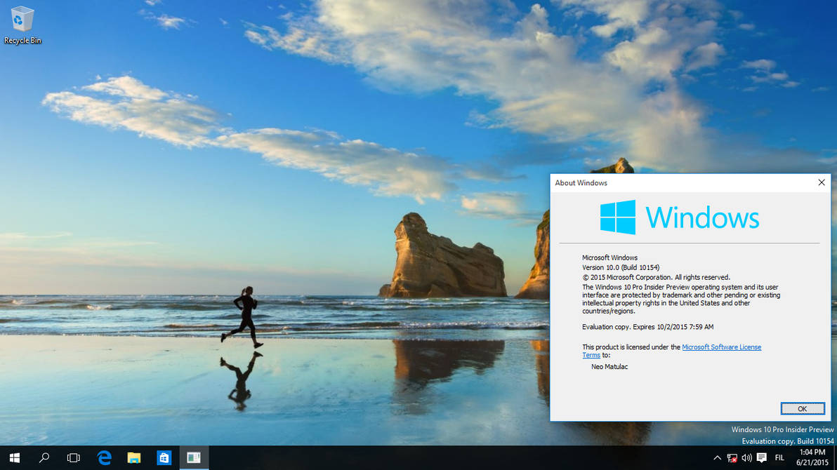 Windows 10 Build 10154 by xXNeoJadenXx on DeviantArt