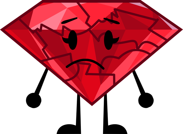 (BFB) Oh no, Ruby is all cracked right now by xXNeoJadenXx on DeviantArt