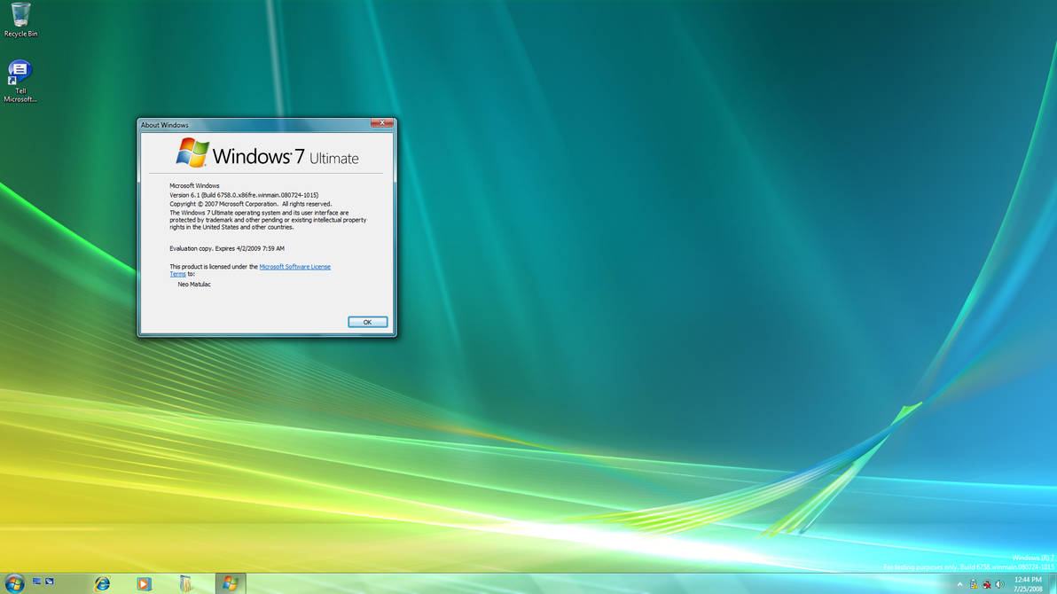 Windows 7 Build 6758 by xXNeoJadenXx on DeviantArt